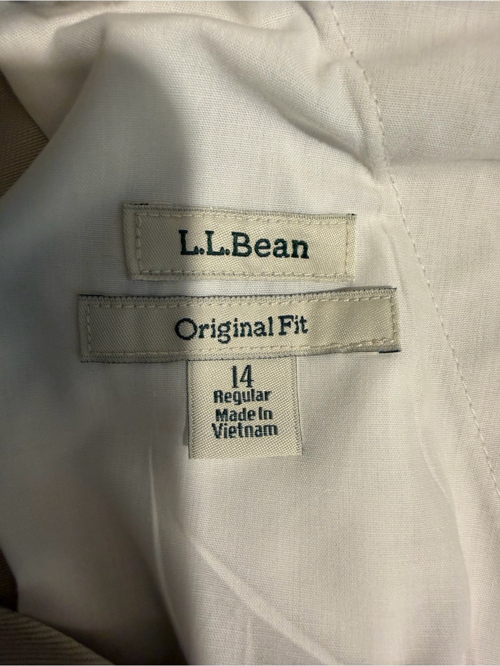 L.L. Bean Khaki Pants